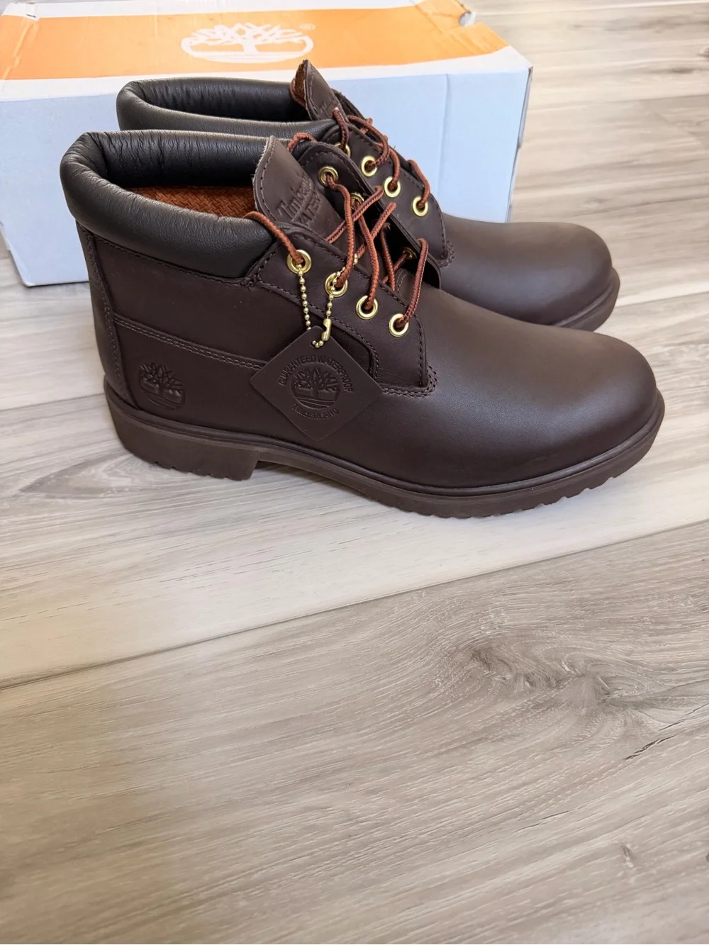 Timberland 1973 Newman Waterproof Boots Dark Brown Men’s 8.5 NIB